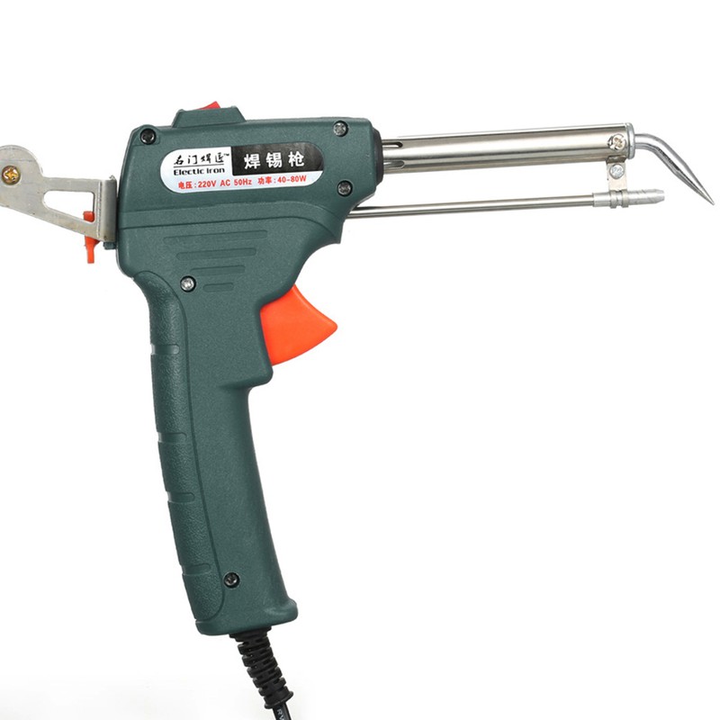 220V 60W External Thermal Manual Welding Automatic Feed Soldering Iron