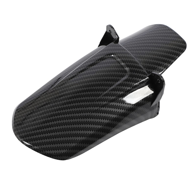 Motorcycle Rear Mudguard Carbon Fiber Pattern Wheel Tire Splash Proof