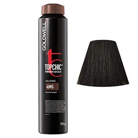 Goldwell Topchic Permanent Hair Colour 4M Blackened Matt Gold 250 ml