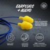 Plugfones Basic Earplug-Earbud Hybrid Earplug Headphones 25 dB Noise Reduction