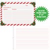 Christmas Recipe Cards Set of 50 - Double-Sided 4x6 Premium