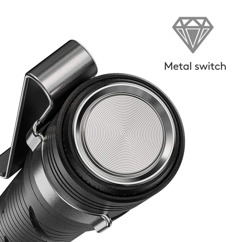 RovyVon Aurora A33 Pen Flashlight USB-C Rechargeable with Pocket Clip,