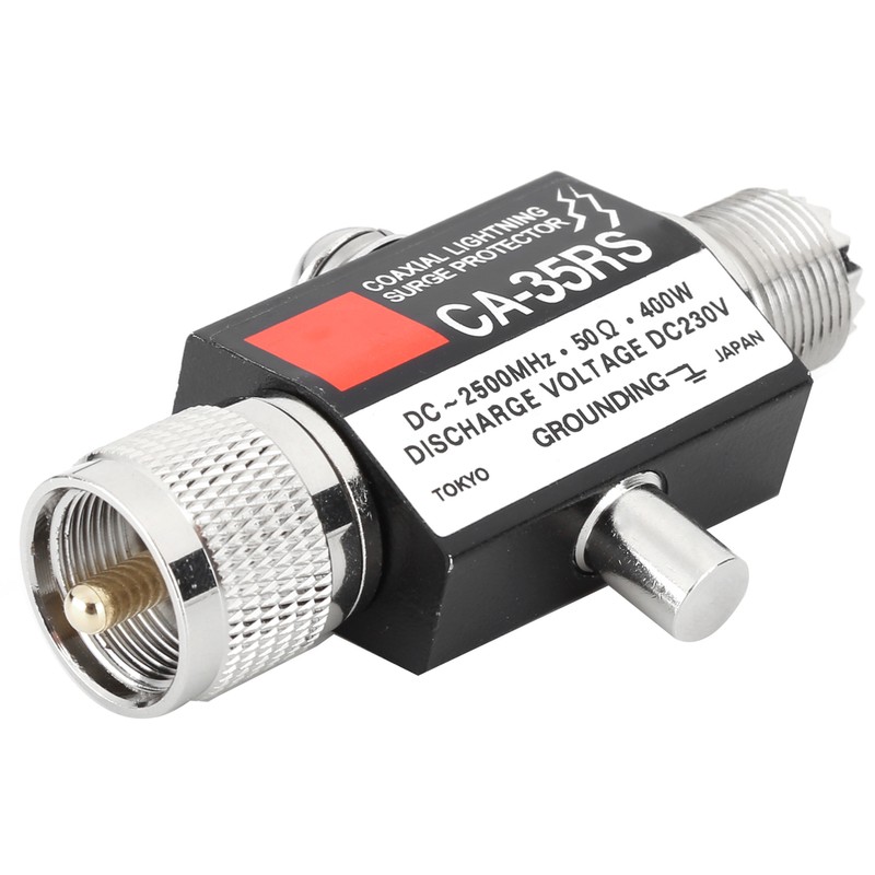 Walkie Talkie Antenna Arrestor Radio Repeater AntiThunder Antenna Surge Protector(CA35RS(MM