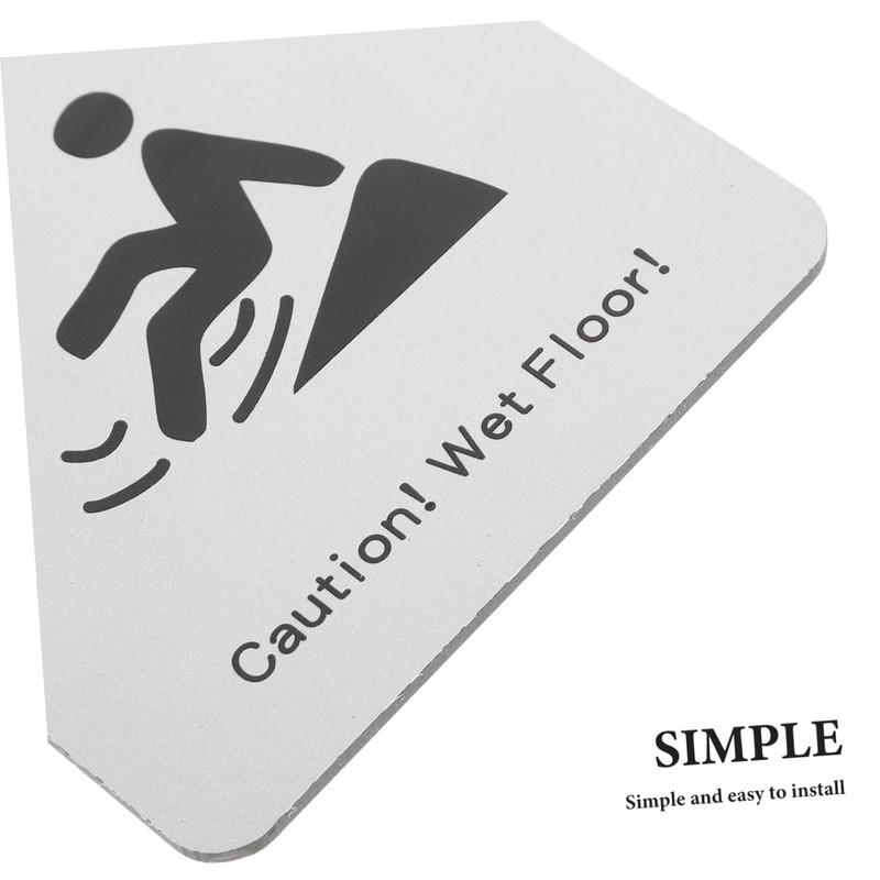 TEHAUX Slippery Floor Caution Sign Wet Floor Alert Safety Warning