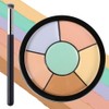 Full Coverage Concealer & Corrector Palette, 6-in-1 Colour Corrector, Waterproof