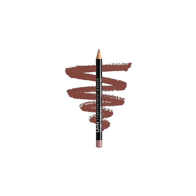 NYX PROFESSIONAL MAKEUP Slim Lip Pencil, Mahogany, 0.03 Ounce