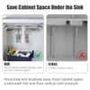 2-Pack Upgraded Undermount Sink Bracket, Undermount Sink Support Kit(Telescopic Length