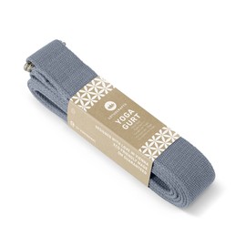 Lotuscrafts Yoga Strap - 100% Cotton (KBA) - for Better Stretch - for Beginners and Advanced - Yoga Strap with Metal Clasp [250 x 3.8 cm]