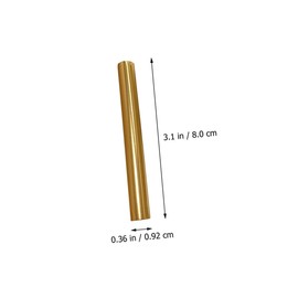 Vaguelly 5pcs Sealed Nail Art Pen Caps Opaque Metal Protectors for Manicure Brushes Lightweight Space Saving Design present for Nail Art Enthusiasts