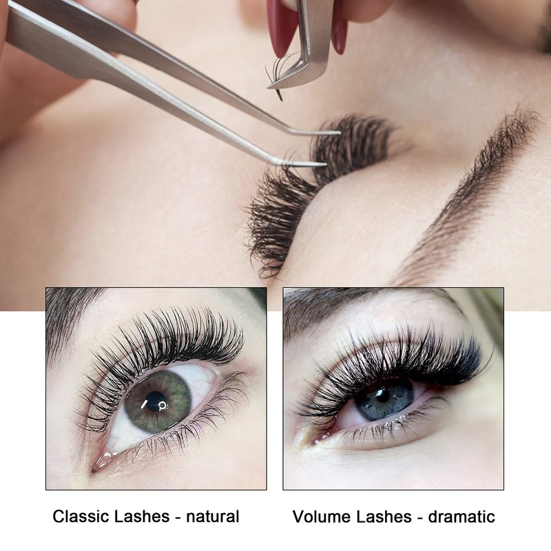 Individual Eyelashes, Volume Eyelashes, C-0.18, 8–15 mm Mix Eyelash Extensions,