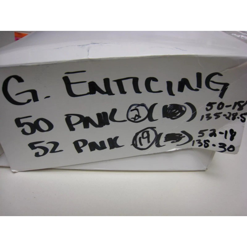 GEOFFREY BEENE EYEGLASS FRAMES Style ENTICING in PINK 52--18-135 W/