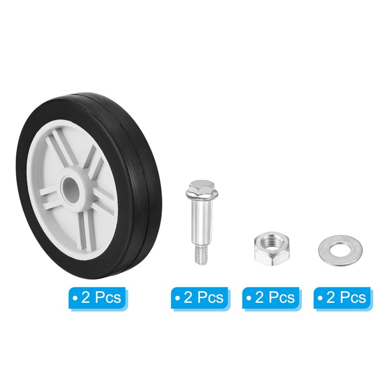 PATIKIL 4.7 Inch Air Compressor Wheels 2 Pack Universal Air