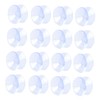OSALADI 16pcs Transparent Slip Glass Table Bumper Pads Cushion Feet