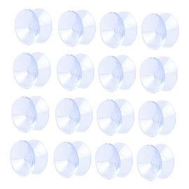 OSALADI 16pcs Transparent Slip Glass Table Bumper Pads Cushion Feet for Glass Tops Easy to Clean Reuse Prevents Sliding for Enhanced Stability