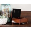 Cottage Garden Irish Road Petite Woodgrain Rope Trim Music Box