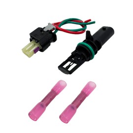 OWNDR 5149182AB Intake Air Charge Temperature Sensor IAT and Connector Fit for Chrysler for Dodge for Jeep for Ram Select Models, with Pigtail Harness Replace 5149182AA