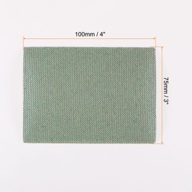 sourcing map 10pcs 400 Grits Mesh Sanding Screen Sheets 3" x 4" Wet or Dry Sandpaper Dust Free Abrasive Pads for Car Wood Drywall Metal Polishing & Grinding