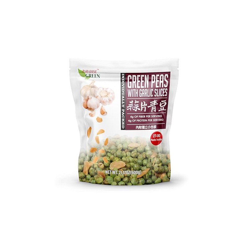P/G Green Peas with Garlic Slices 600g (individual pack)