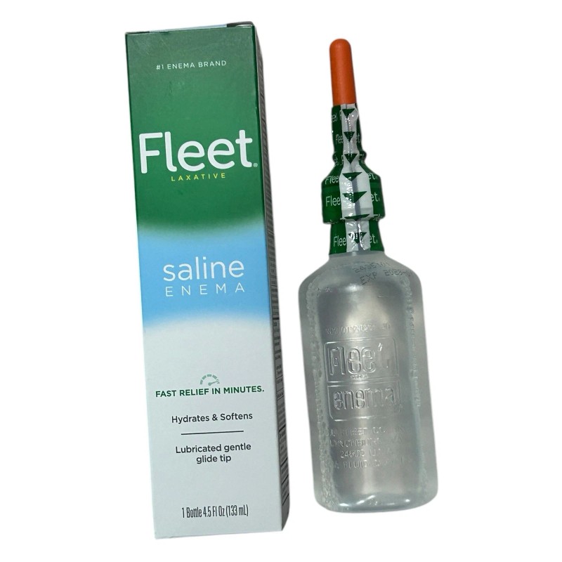 Fleet Four Fleet Laxative Glide Tip Saline Enemas - 4.5