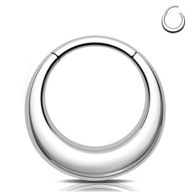 Melighting Septum Clicker Conch Earring Nose Hoop 316L Stainless Steel Cartilage Earring Septum Piercing Cartilage Piercing Hoops 10mm