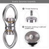 Dolibest Swing Swivel with 2 Bearing,Safest Rotational Device Hanging Accessory