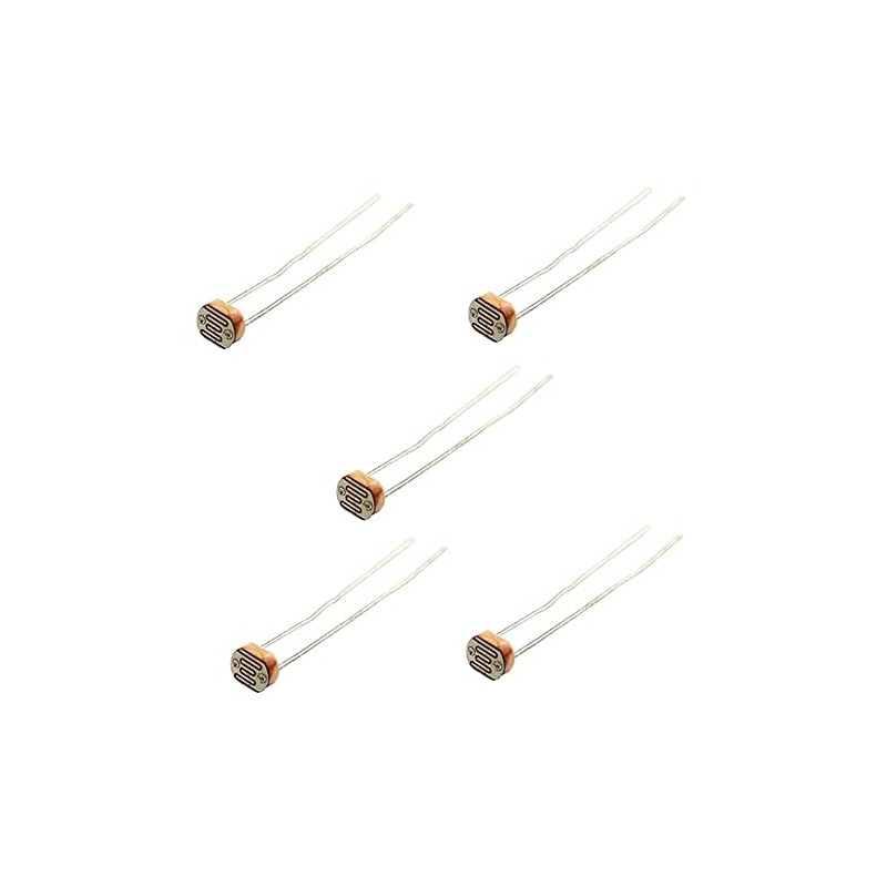5 x Photoresistor Fotoresistor LDR SENSOR RESISTOR LIGHT DEPENDENT 5