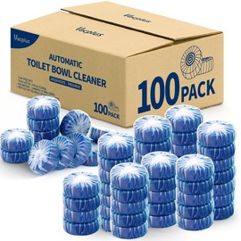 Vacplus Automatic Toilet Bowl Cleaner Tablets, Bathroom Toilet Tank Cleaner (12 -100PACK) dealsforyoudays:_100