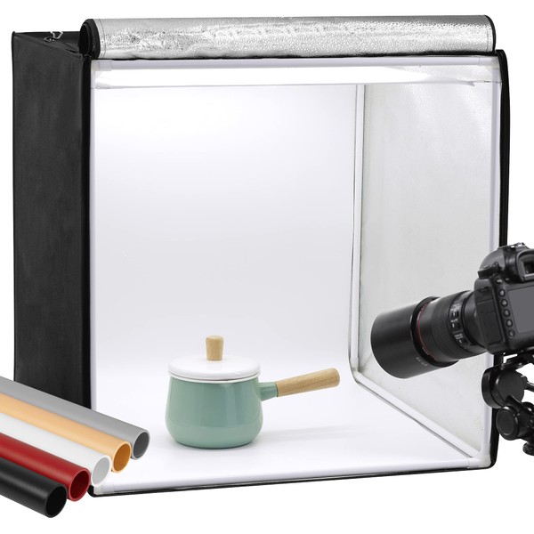 Finnhomy 24x24 Photo Box Professional Portable Photo Studio Photo Light