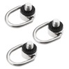 ECSiNG 3Pcs 1/4 D-Ring Screws Replacement Hinged Holder Camera Fixing