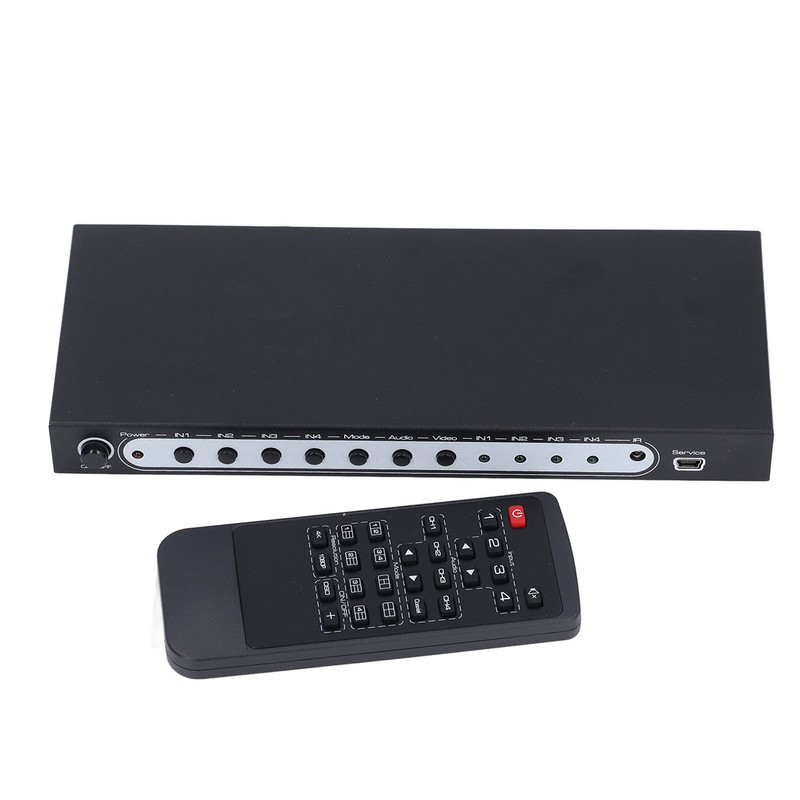 HD Multimedia Interface Quad Multi Viewer Switch 4 in 1