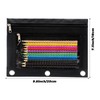 Cinvo Modern 3 Ring Pencil Case Zipper Pencil Pouch Canvas