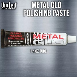 Metal Glo Polishing Paste | Polishes Most Metals | Rust Removal | 1.4 Oz. Tube
