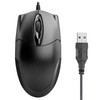 ONE-UP Wired Office Mouse, USB Interface, Ergonomic Design, 3-Button Optical