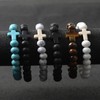 VELESAY 6 Pieces Lava Stone Beads Bracelets Beads Lava Tiger's