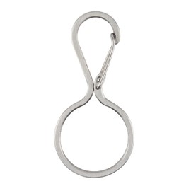 Nite Ize Infini-Key Key Chain - Key Holder Clip Holds Over 12 Keys - Stainless Steel Key Organizer Accessory - Keychain Ring with Slim-Line Carabiner Clip - 4 Pack