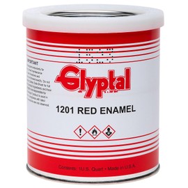 Glyptal 1201Q - Insulating Enamel Paint, Corrosion And Moisture Resistant, Red, 1 Quart, 1201 Series