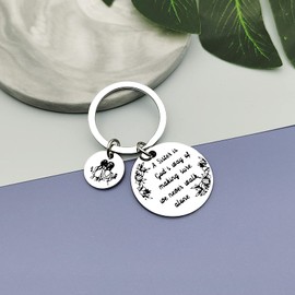 Friendship Gift Keyring Keychain Best Friend Keyring Sister Gifts for Sisters Birthday Gifts for Women Sister in Law Gift Funny Sister Keyring Graduation Christmas Appreciation Gift for Girls Teens