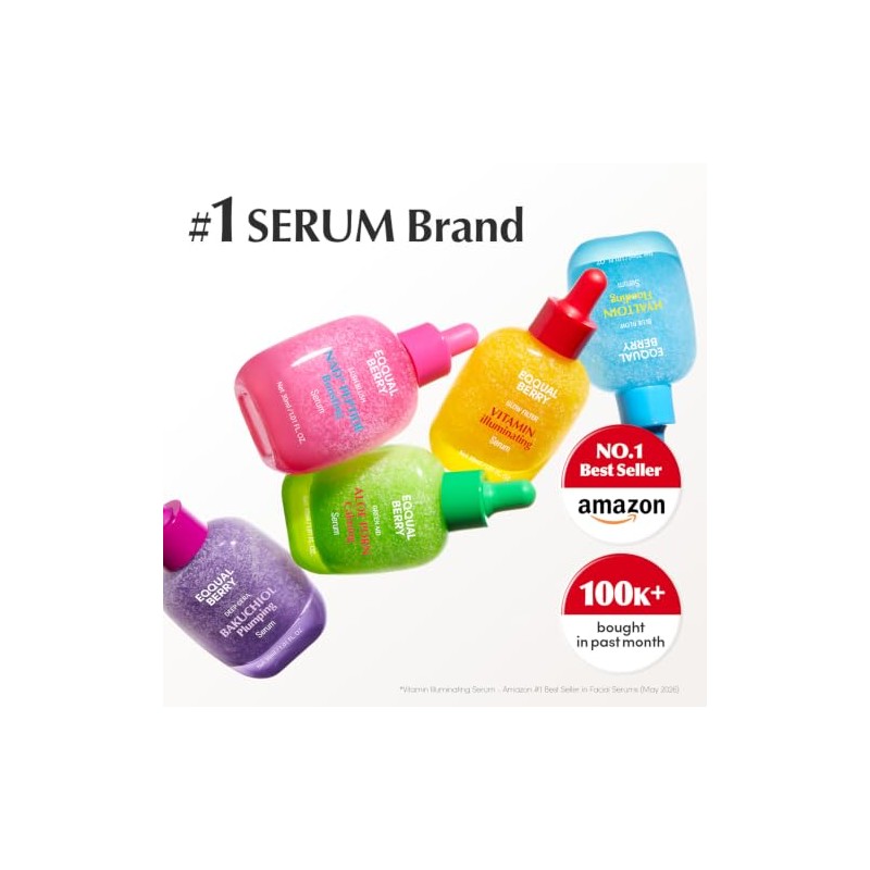 EQQUALBERRY Suero Facial NAD+ 14 Péptidos y Ceramidas 30 ml