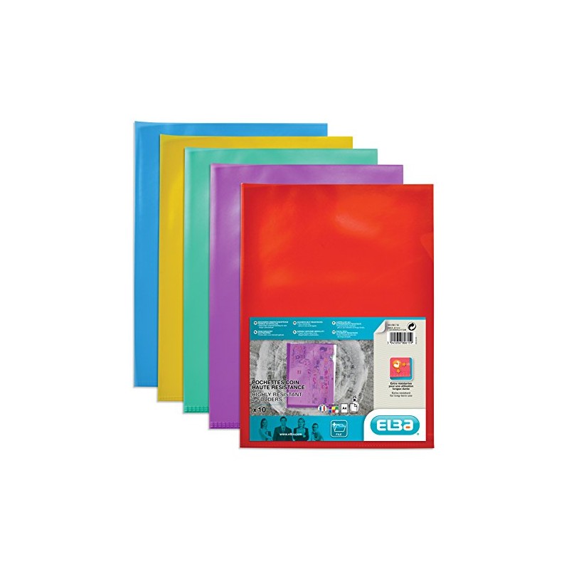 ELBA Sichthüllen, transparent, DIN A4, aus PVC, 0,15 mm,