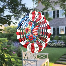 Wind Spinners Outdoor Butterfly - Birthday Gifts for Women Mom Wife Grandma, Hanging Wind Sculptures Wind Spinners, 12 inch 3D Wind Spinner for Garden Decor for Outside, Garden, Patio, Yard, Outdoor