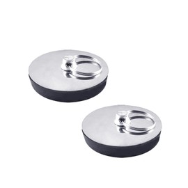 Set of 2 Bath Plugs 40-45 mm Drain Plug Bathtub Stainless Steel Plug for Sinks Bathtubs