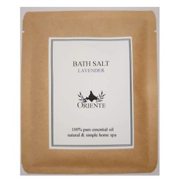 Bath Salt, Lavender, Mineral Rich Rock Salt and Natural Aromatherapy Oil (Flower Type)