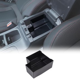 Daeiclru Center Console Organizer Tray Compatible with Subaru WRX 2022 2023 2024, ABS Console Armrest Organizer, Insert Armrest Box Secondary Storage Black
