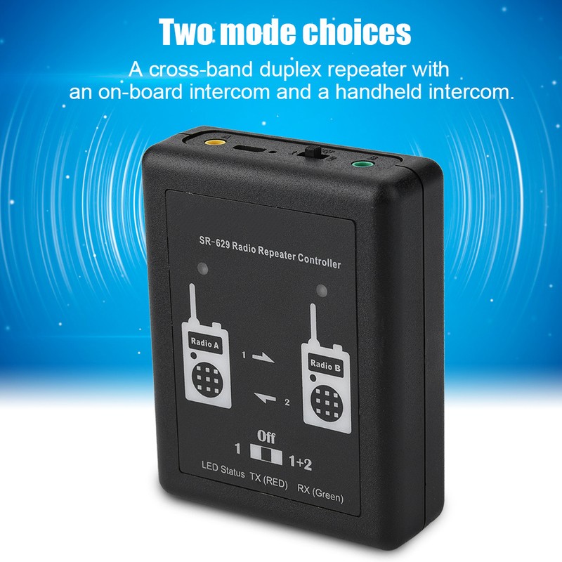 Two in one Cross Band Duplex Radio Repeater Relay Controller