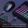 Wireless Keyboard and Mouse Combo- VEILZOR 2.4G Rechargeable Keyboard with