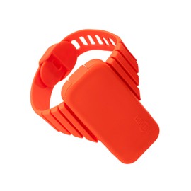 Moneytime - Beach Wallet - Summer Pool - Coin and Banknote Bracelet - Waterproof from Santoprene - Storage Bag - Unisex and Colourful, red, Casual