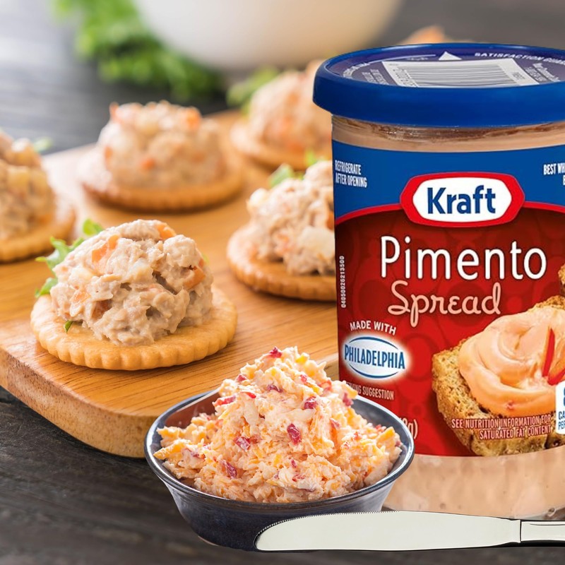 Pimento Cheese Spread Bundle by Snack Mode. Includes Two Kraft