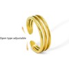 3Pcs Gold Toe Rings for Women Adjustable size Small Toe