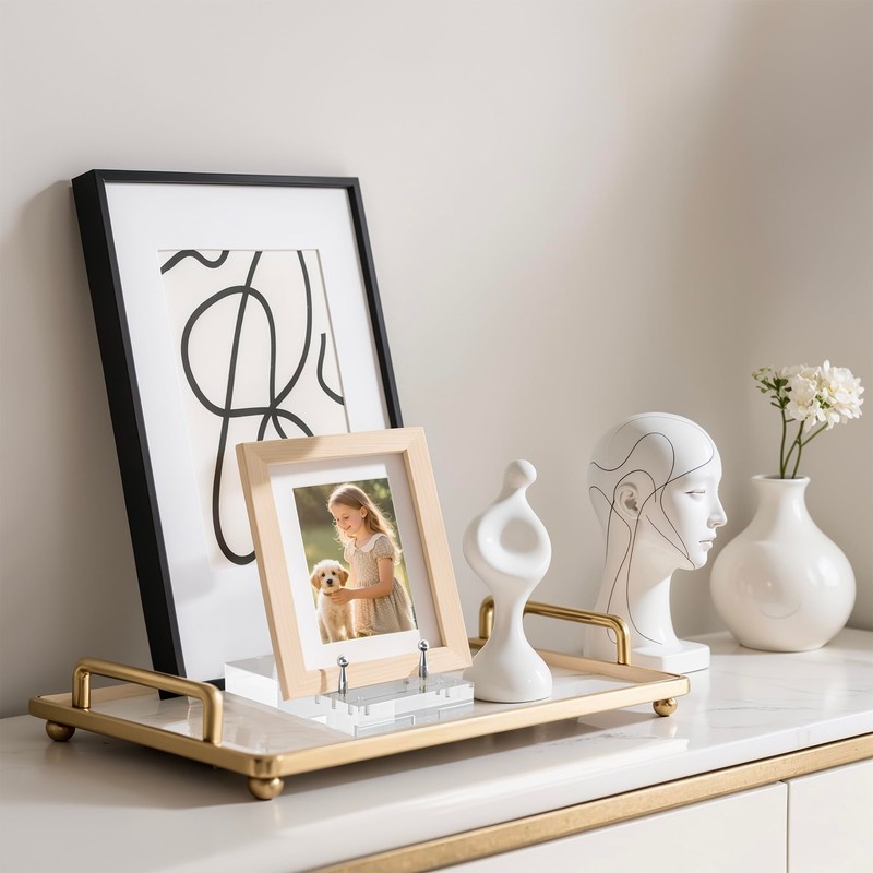 Acrylic Easel Display Stand, Compact and Versatile Stand with Adjustable