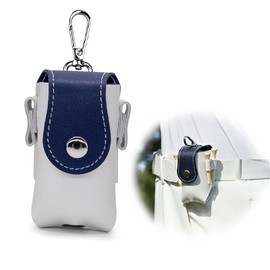 Mirhua Golf Ball Pouch, Blue, Open/Close, Easy On/Off Golf Ball Case, Thin Magnet, Easy to Attach Carabiner, For Golf, Accessories, All Small Items, Ball Case, Golf, Golf Balls, Golf Equipment
